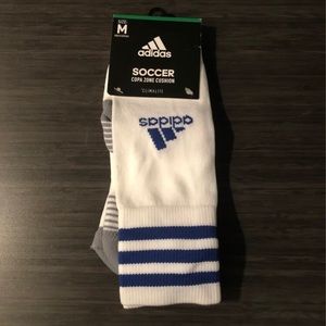 New adidas soccer socks SZ M